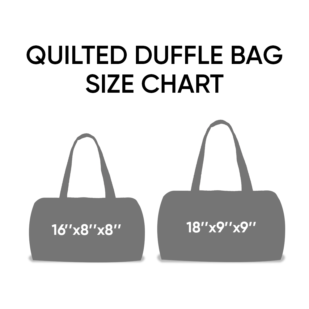 Hippie Van Quilted Duffle Bag